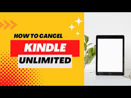 Canceling Kindle Unlimited on Phone